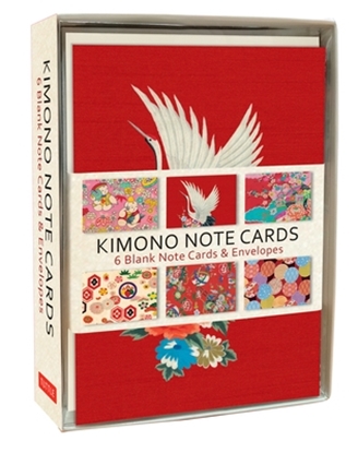 Afbeeldingen van Kimono Note Cards: 6 Blank Note Cards & Envelopes (4 X 6 Inch Cards in a Box)