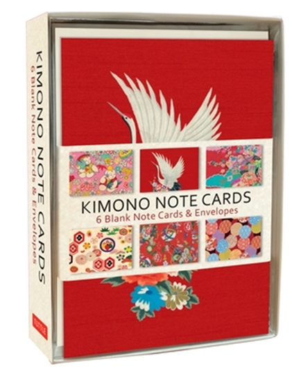 Afbeelding van Kimono Note Cards: 6 Blank Note Cards & Envelopes (4 X 6 Inch Cards in a Box)