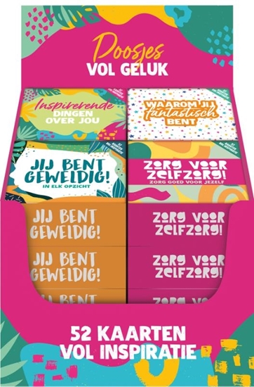 Afbeelding van Display Doosjes vol geluk 4 x 4 ex.