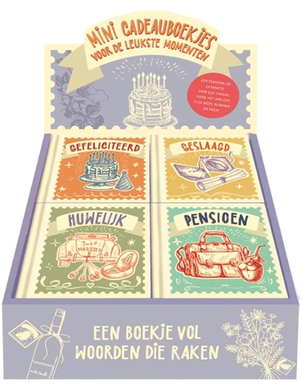 Afbeelding van Display Mini cadeauboekjes 4 x 6 ex.
