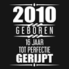 Afbeelding van 2010 Geboren 16 Jaar Tot Perfectie Gerijpt