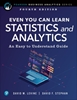 Afbeelding van Pearson Business Analytics Series Even You Can Learn Statistics and Analytics