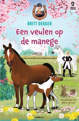 Afbeeldingen van Meer paardenpraat Een veulen op de manege