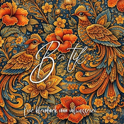 Afbeeldingen van Luxe batik kleurboek voor volwassenen
