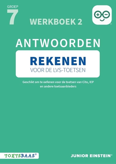Afbeelding van Deel 2 Rekenen voor de LVS-toetsen - Groep 7 - Antwoordenboek 2