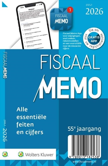 Afbeelding van Fiscaal Memo juli 2026