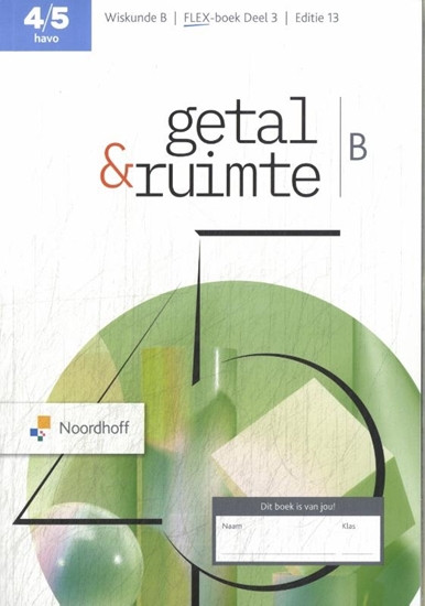 Afbeelding van Getal & Ruimte havo B flex deel 3 Leerboek