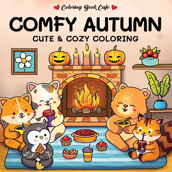 Afbeelding van Comfy autumn - Coloring Book Cafe