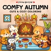 Afbeelding van Comfy autumn - Coloring Book Cafe