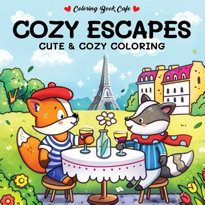 Afbeeldingen van Cozy escapes - Coloring Book Cafe