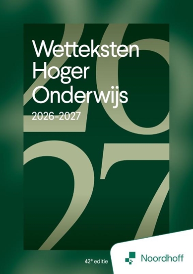Afbeelding van Wetteksten Hoger Onderwijs 2026-2027