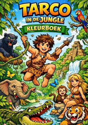 Afbeeldingen van Kleurboek, Tarco in de Jungle