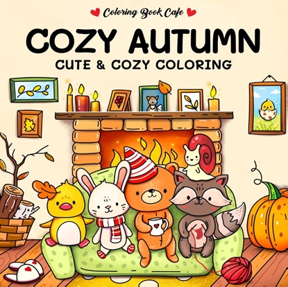 Afbeeldingen van Cozy Autumn (English) - Coloring Book Cafe