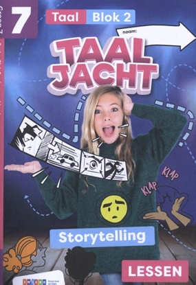 Afbeeldingen van Taaljacht groep 7 blok 2 taal leerwerkboek