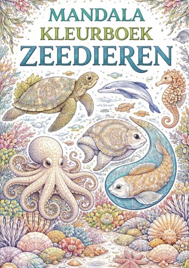 Afbeelding van Mandala kleurboek - Zeedieren.