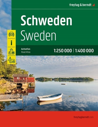 Afbeeldingen van F&B Atlassen Zweden Wegenatlas F&B