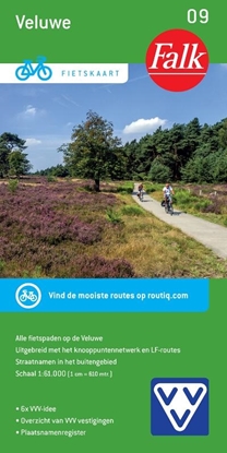 Afbeeldingen van Falkplan fietskaart Falk VVV Fietskaart 09 Veluwe