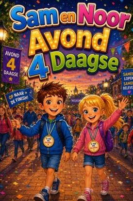 Afbeeldingen van Sam en Noor Avond 4 Daagse