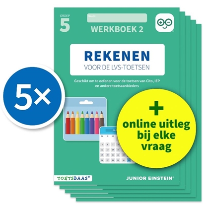 Afbeeldingen van Deel 2 Rekenen voor de LVS-toetsen - Groep 5 - Werkboek 2 - Set van 5