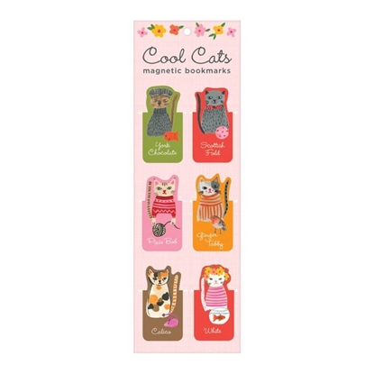 Afbeeldingen van Cool Cats Magnetic Bookmarks