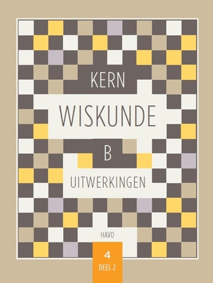 Afbeelding van KERN Wiskunde uitwerkingenboek havo 4 wiskunde B deel 2