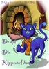 Afbeelding van De kat die kippenvel had