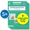 Afbeelding van Doorstroomtoets Rekenen – Werkboek 1 + Online video-uitleg (set van 5)
