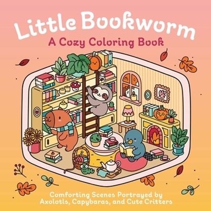 Afbeeldingen van Little Bookworm: A Cozy Coloring Book