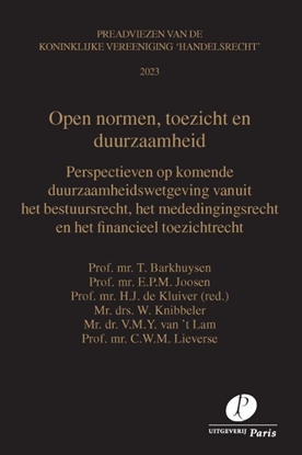 Afbeeldingen van Preadviezen Vereeniging 'Handelsrecht' Open normen, toezicht en duurzaamheid