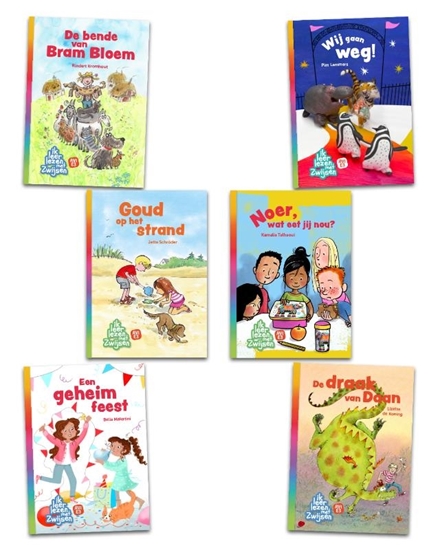 Afbeelding van Ik leer lezen met Zwijsen Pakket ik leer lezen met Zwijsen AVI E3 (6 titels)