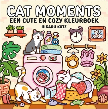 Afbeeldingen van Cat Moments – een cute en cozy kleurboek