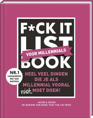 Afbeeldingen van F*ck it list book - Voor millennials
