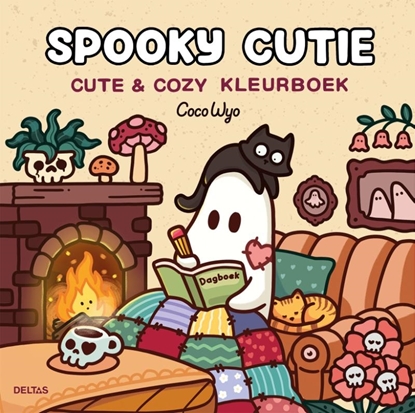 Afbeeldingen van Spooky Cutie Cute & Cozy kleurboek Coco Wyo