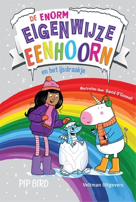 Afbeeldingen van De enorm eigenwijze eenhoorn en het ijsdraakje