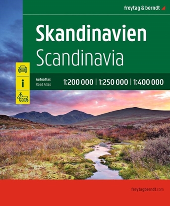 Afbeeldingen van F&B Atlassen Scandinavië Wegenatlas F&B