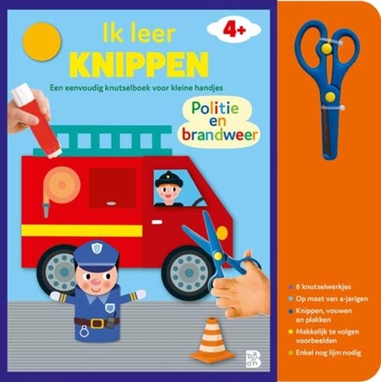 Afbeelding van Ik leer knippen Politie en brandweer