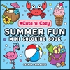 Afbeelding van Cute and Cozy Summer Fun Mini Coloring Book