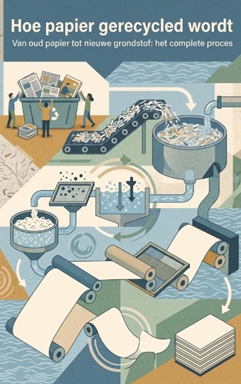 Afbeelding van Hoe papier gerecycled wordt