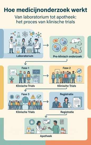 Afbeelding van Hoe medicijnonderzoek werkt