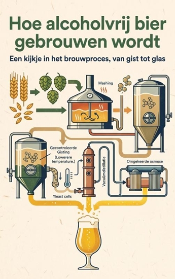 Afbeelding van Hoe alcoholvrij bier gebrouwen wordt
