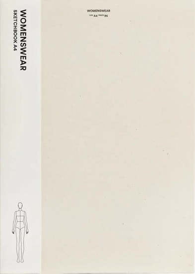 Afbeelding van Fashionary Womenswear Sketchbook A4