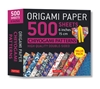 Afbeelding van Origami Paper 500 Sheets Chiyogami Patterns 6 15cm: Tuttle Origami Paper: Double-Sided Origami Sheets Printed with 12 Different Designs (Instructions
