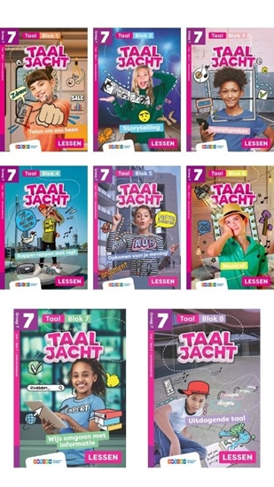 Afbeelding van Taaljacht Groep 7 blok 1-8 taal antwoordenboek (pakket)
