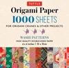 Afbeelding van Origami Paper Washi Patterns 1,000 sheets 4" (10 cm)