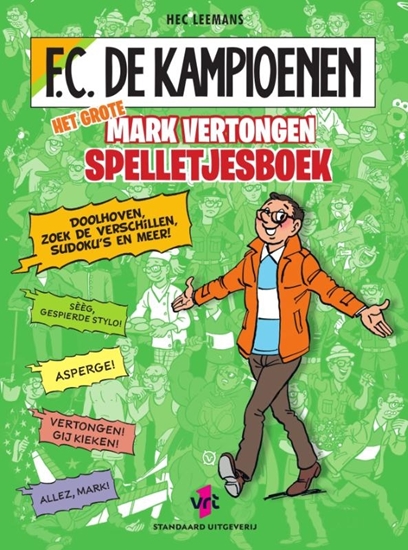 Afbeelding van F.C. De Kampioenen Het grote Mark Vertongen spelletjesboek