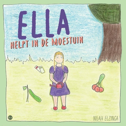 Afbeeldingen van Ella helpt in de moestuin
