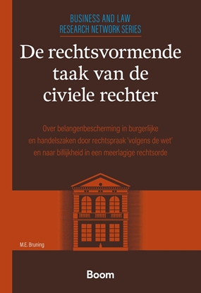 Afbeeldingen van Leiden Business and Law Research Series De rechtsvormende taak van de civiele rechter