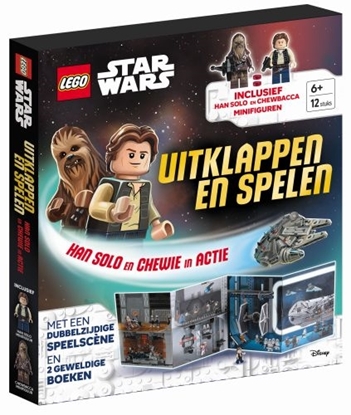 Afbeeldingen van Lego Star Wars Uitklappen en spelen: Han Solo en Chewie in actie