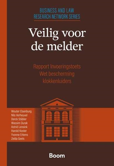 Afbeelding van Leiden Business and Law Research Series Veilig voor de melder