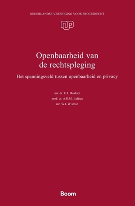 Afbeeldingen van Nederlandse Vereniging voor Procesrecht Openbaarheid van de rechtspleging